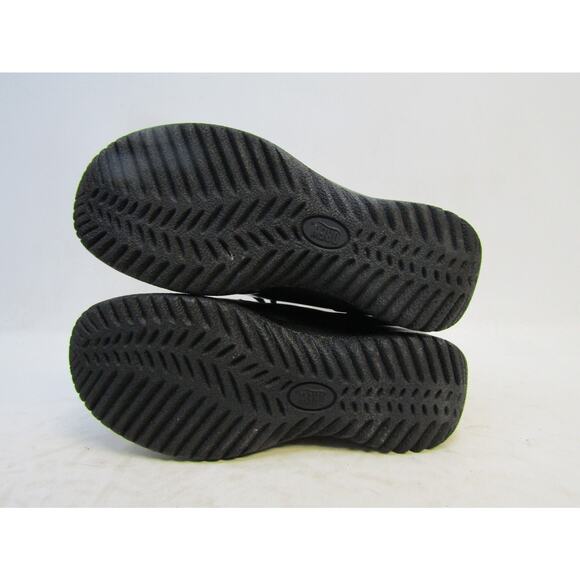 Drew Womens Size 6.5 WW Wide Width Black Leather Lace Up Ankle Boot Booties - Picture 9 of 11